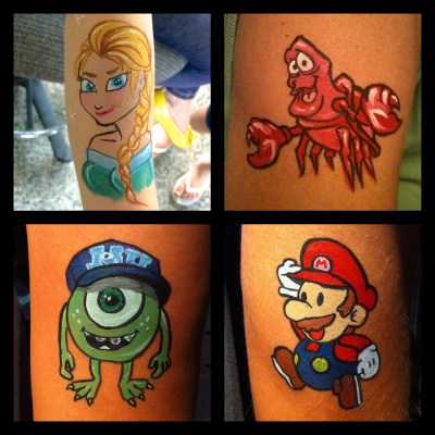 Character face painting by Maile