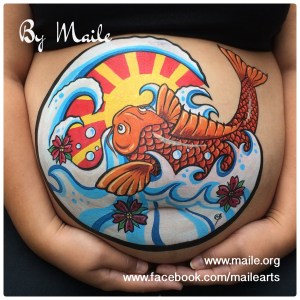 Koi Belly Painting